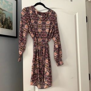 Ann Taylor Loft long sleeve shirt dress